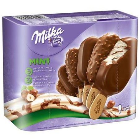Milka 6 Mini Batonnets Noisette