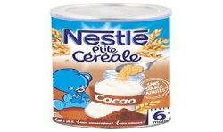 Nestlé Céréales Bébé +6 Mois Cacao : La Boite De 400G
