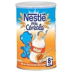 Nestlé Céréales Bébé 8+ Mois Miel P'Tite Céréale : La Boite De 400 G
