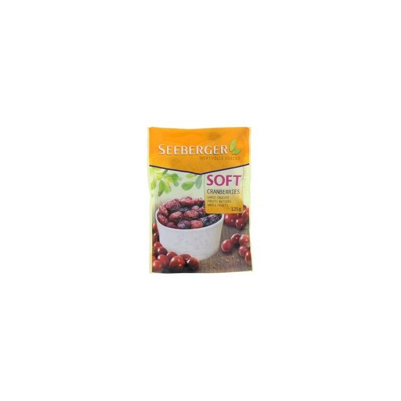 Seeberger 125G Cranberries Tendres Seeb.