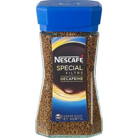 Nescafe Café Soluble Décaféiné Le Bocal De 200 G