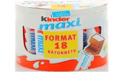 Kinder Maxi Barres De Chocolat : Les 18 21 G - 380G