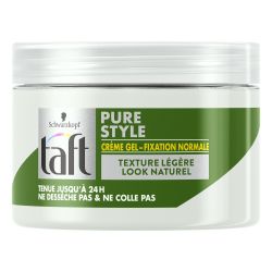 Taft Gel Cheveux Pure Style Fixation Normal : Le Pot De 150Ml