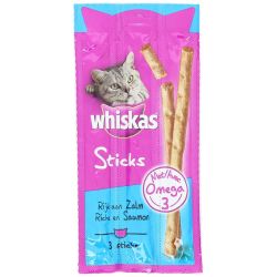 Whiskas Sticks Au Saumon 3 X 6Gr
