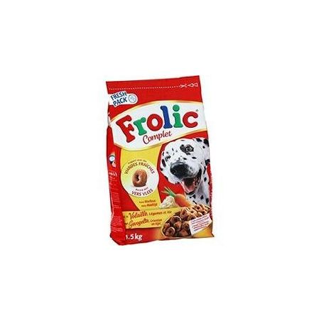 Frolic Croquettes À La Volaille, Légumes, Riz 1.5Kg