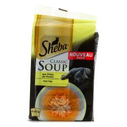 Sheba Soupes Filet Plet 4X40G