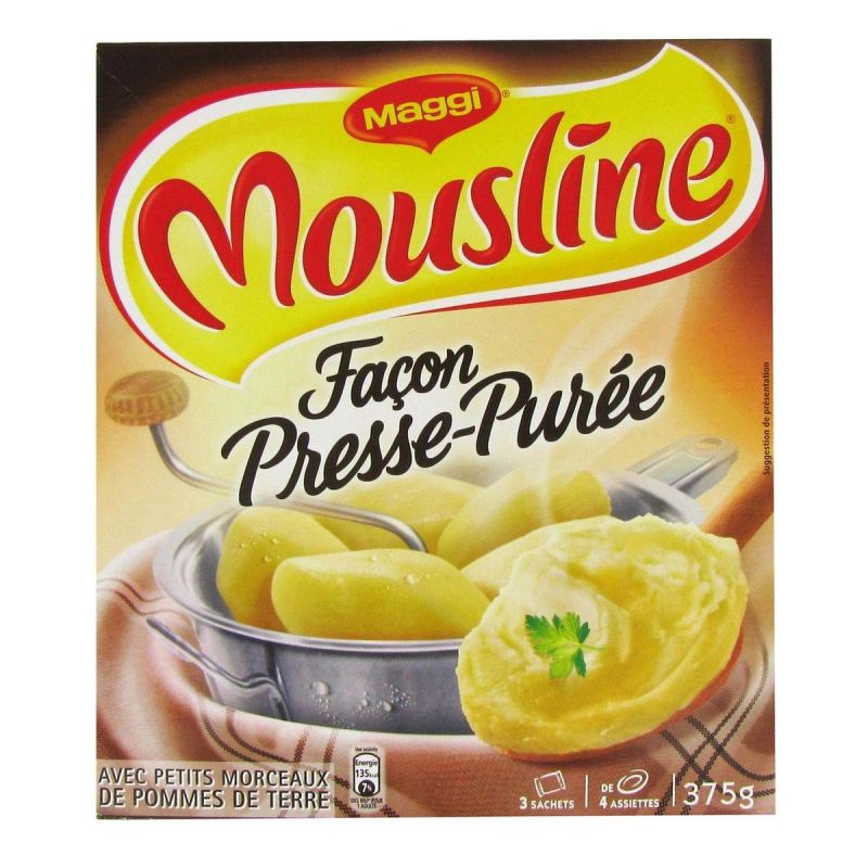 Maggi Purée En Flocons Façon Presse : Les 3 Sachets De 125 G