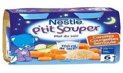 Nestle Pack 2X200G Pot Petit Souper Carotte/Courgettes