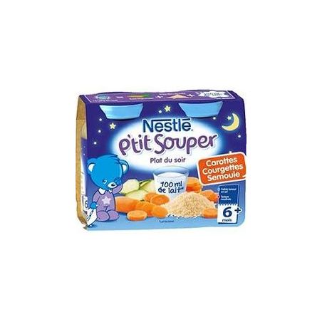Nestle Pack 2X200G Pot Petit Souper Carotte/Courgettes