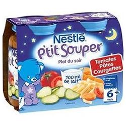 Nestle Pack 2X200G Pot Petit Souper Tomate/Courgette