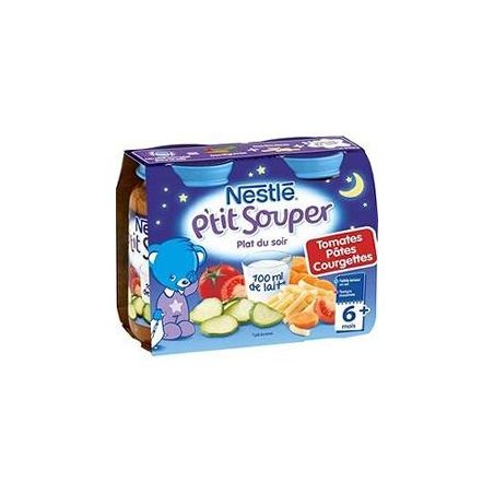 Nestle Pack 2X200G Pot Petit Souper Tomate/Courgette