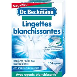 Dr Beckman 15 Lingettes Blanchis. Beck