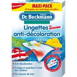 Dr Beckman 40 Lingettes Anti Decoloration