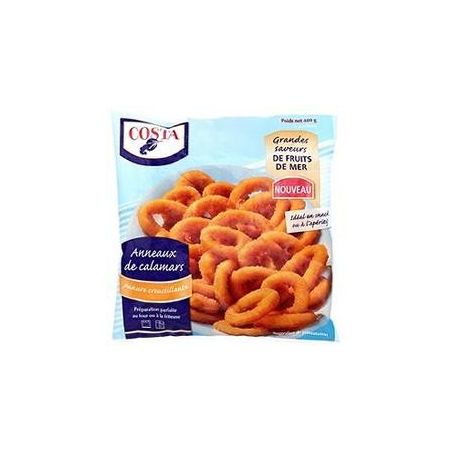Costa Anneaux Calamar Pan.400G