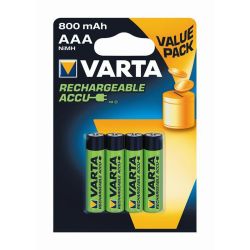 Varta Accus Aaax4 Basic 750 Mah