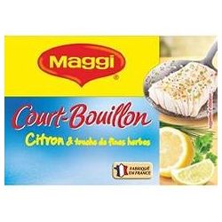 Maggi Court-Bouillon Citron Et Touche De Fines Herbes 89,6G - 8 Cubes