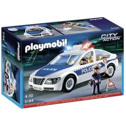 Playmobil Playmo Voiture Police Avc Lum