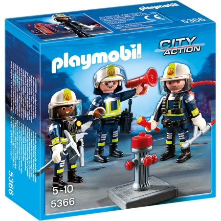 Playmobil Playmo Unite De Pompiers