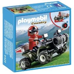 Playmobil Playmo Quad De Secours En Mont