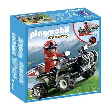 Playmobil Playmo Quad De Secours En Mont