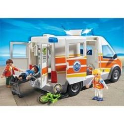 Playmobil Ambulance Avec Secouristes