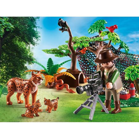 Playmobil Playmo Explor Et Famille Lynx