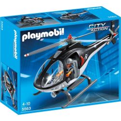 Playmobil Playmo Helico Et Policier Des