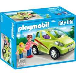 Playmobil Playmo Voiture Avec Maman Enfa