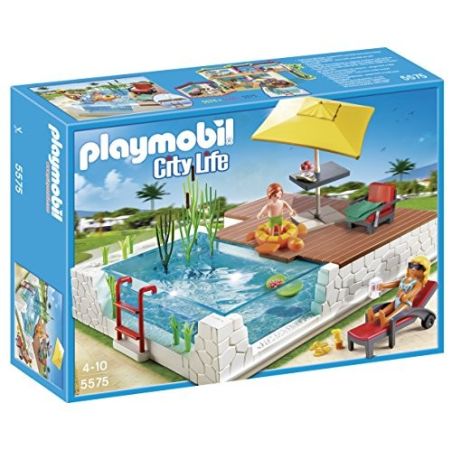 Playmobil Playmo Piscine Avec Terrasse