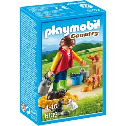 Playmobil Playmo Soigneur Avec Chats