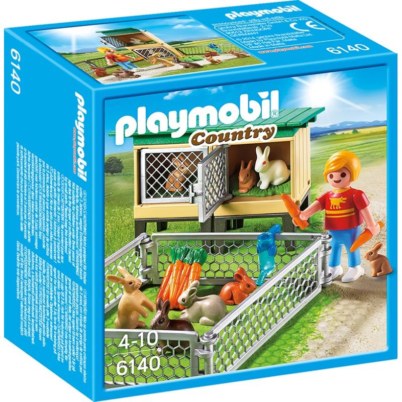 Playmobil Playmo Enft Avc Enclos Lapin
