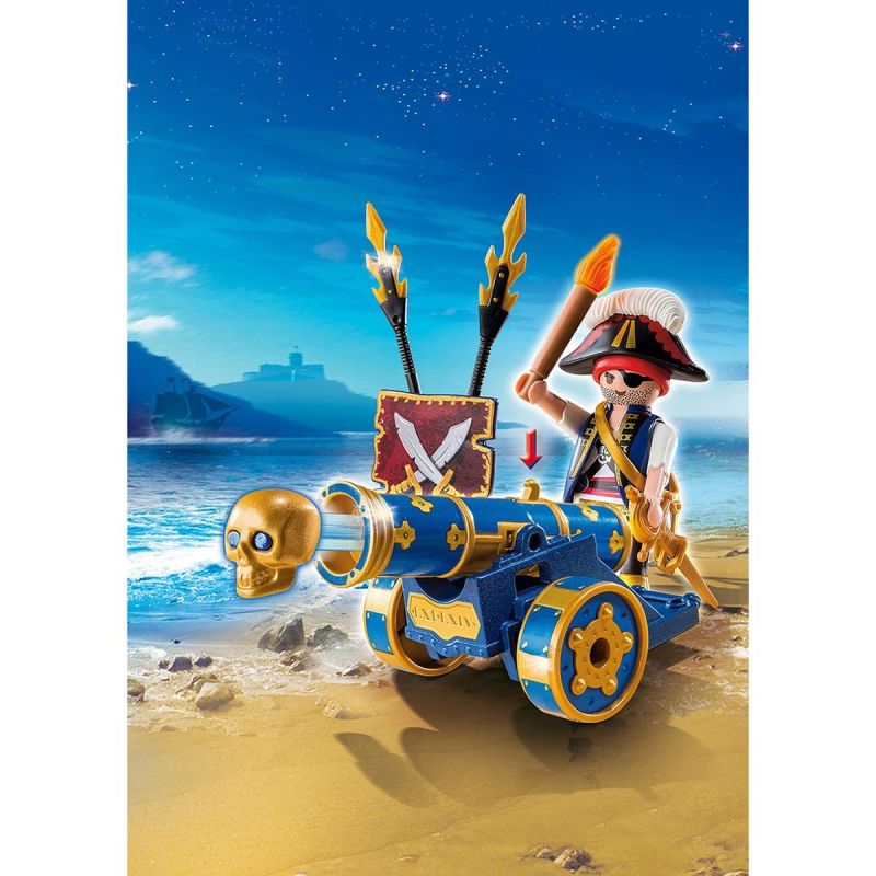 Playmobil Playmo Corsaire Et Canon Bleu