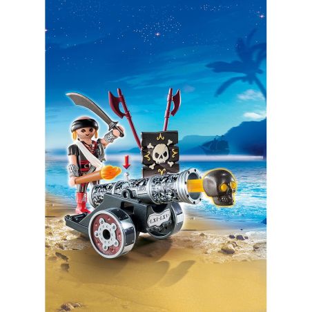 Playmobil Playmo Flibusaint Et Canon Noir