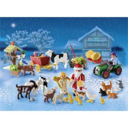 Playmobil Calen. Pere Noel A La Ferme