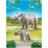 Playmobil Playmo Rhinoceros Et Son Petit