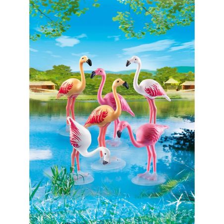 Playmobil Playmo Group De Flamant Rose