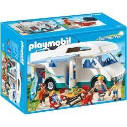 Playmobil Playmo Famille Avec Camp-Car
