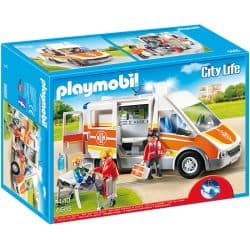 Playmobil Playmo Ambulance Gyrophare