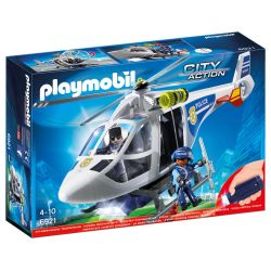 Playmobil Playmo Helico Police Ac Proj.