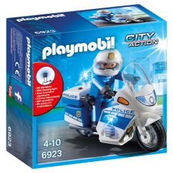 Playmobil Playmo Moto De Policier Av