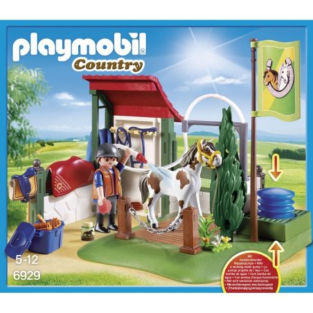 Playmobil Playmo Box Lavage Pour Chevaux