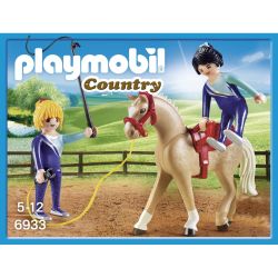 Playmobil Playmo Voltigeuses Et Cheval