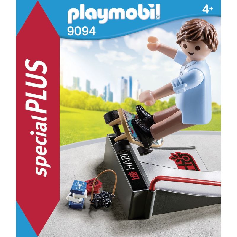 Playmobil Playmo Skateur Avec Rampe