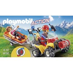 Playmobil Playmo Secouriste Avec Quad