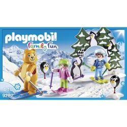 Playmobil Playmo Moniteur Ski Et Enfants