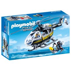 Playmobil Playmo Helico Policiers Elite