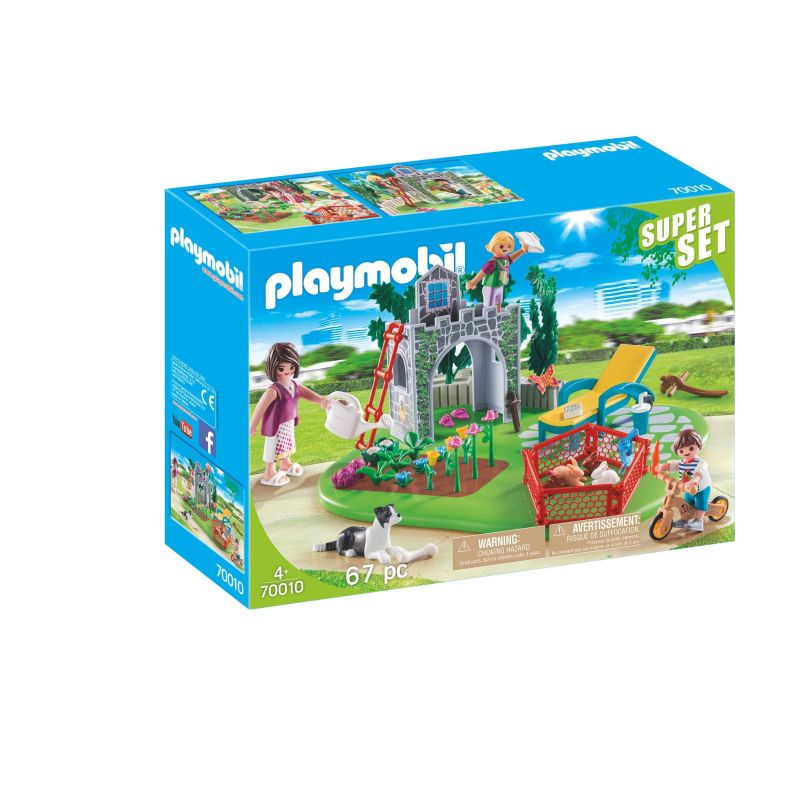 Playmobil Playmo Superset Famille Jardin