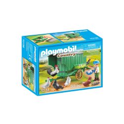 Playmobil Playmo Enfant Et Poulailler