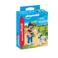 Playmobil Playmo Maman Bebe Et Chien
