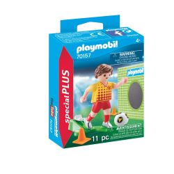 Playmobil Playmo Joueur De Foot Et But